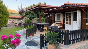 A wooden house in Kardamyla